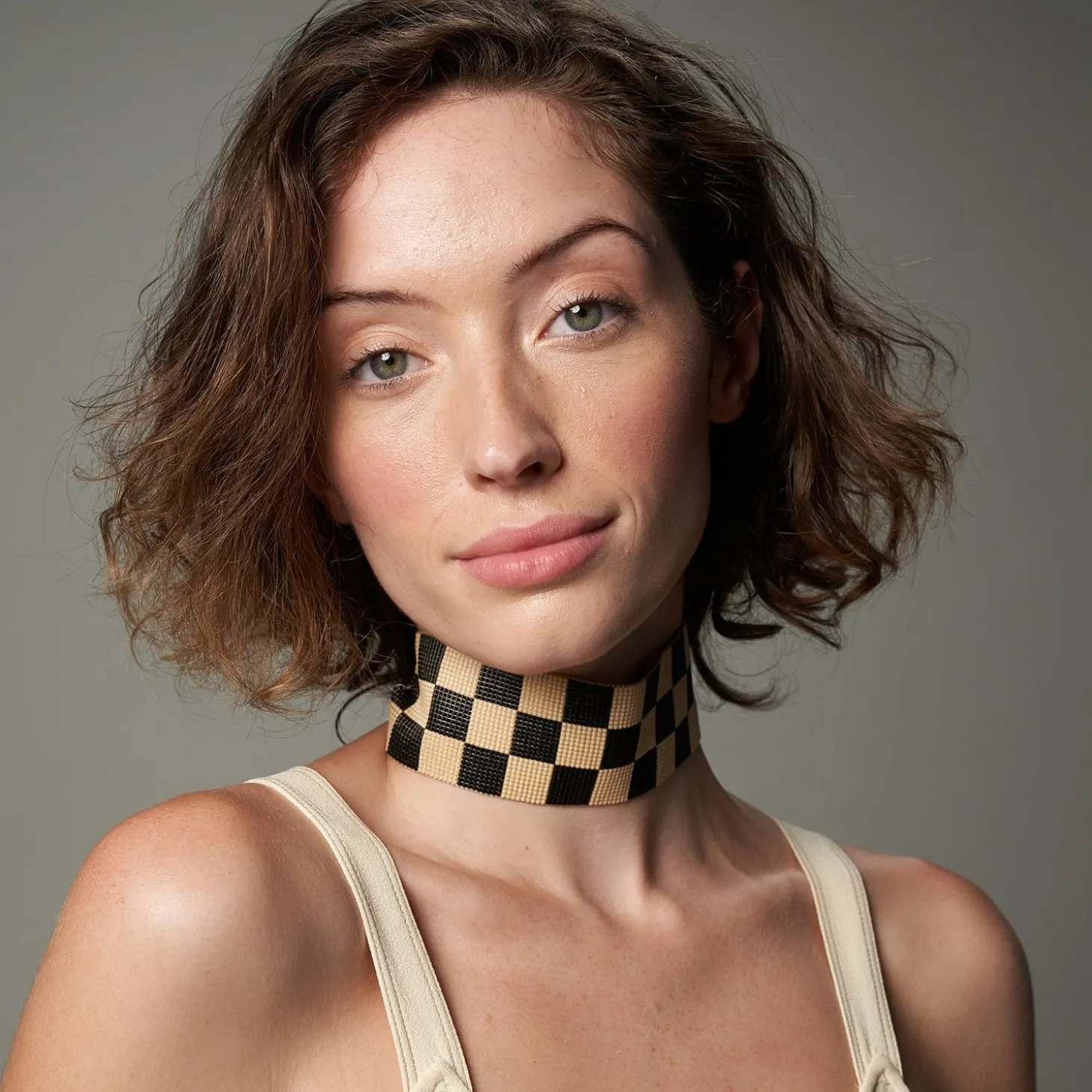 Rumi Choker - Black And Nude